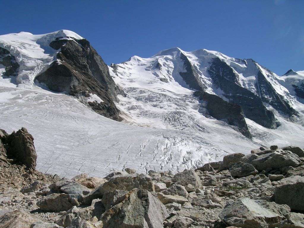 Piz Bernina 4.049 m + Piz Palü 3.901 m